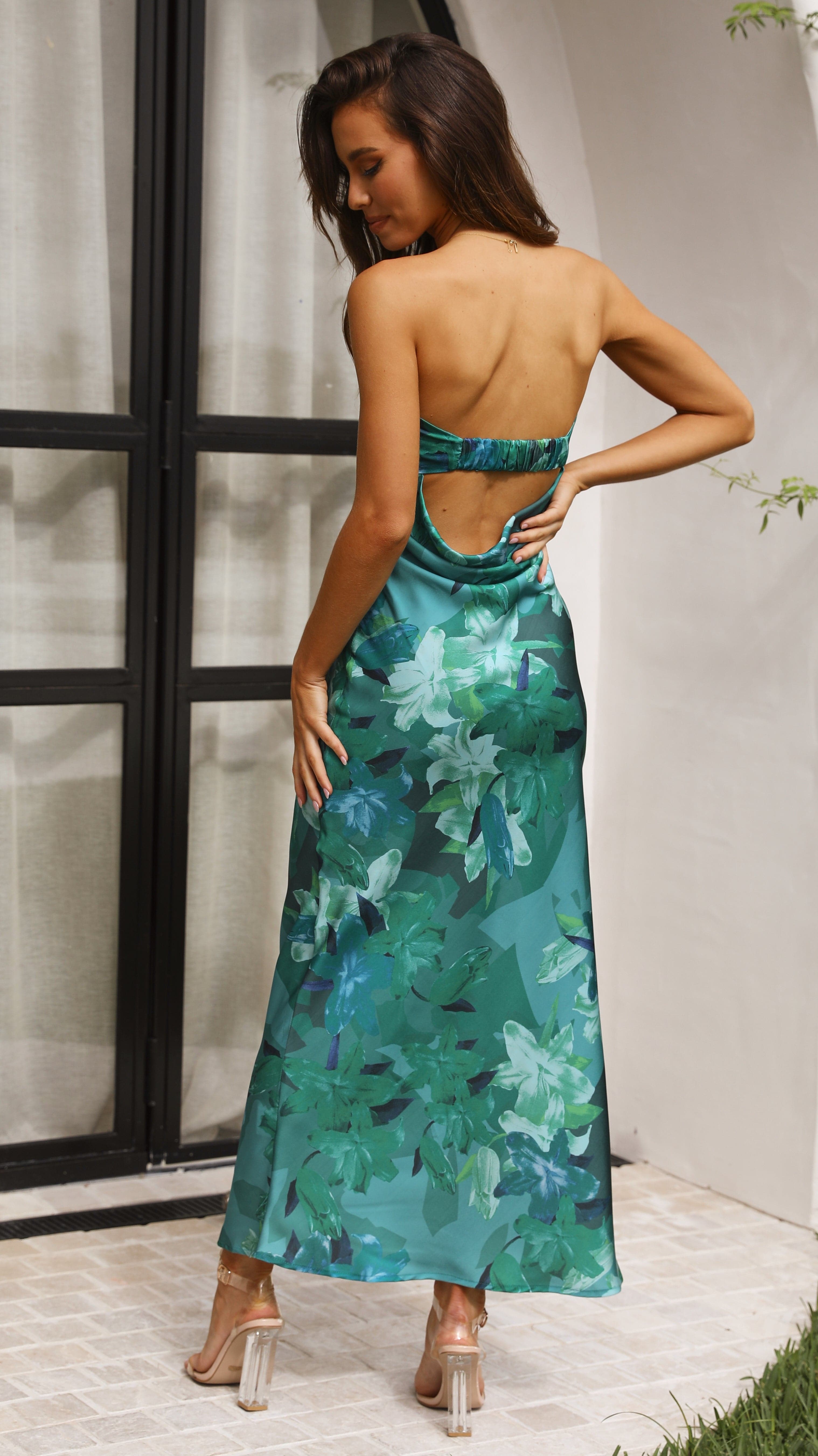 Julie | Flowing and Lightweight Satin Dress