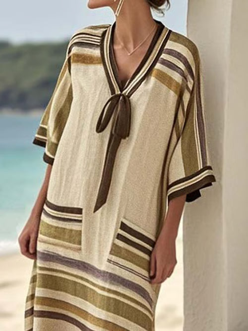 Boho Dress with Bow