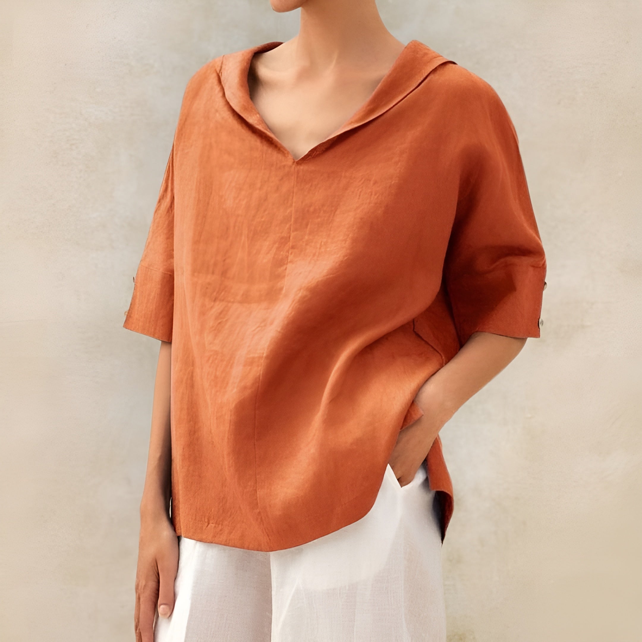 Raya | Linen Blouse