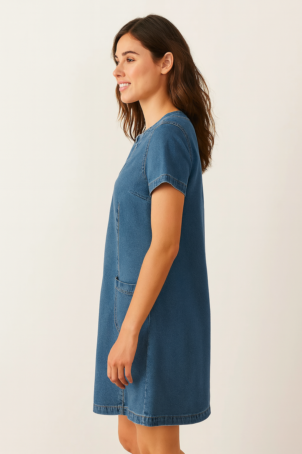 Elegant Denim Dress