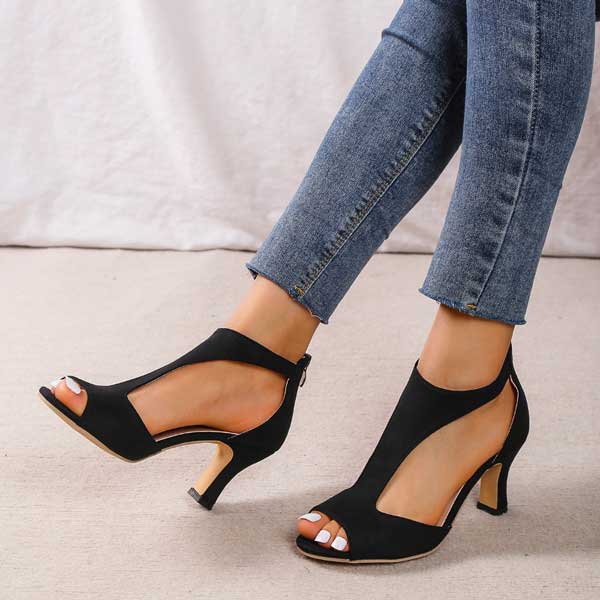 Orthopedic Heeled Sandals - Novara