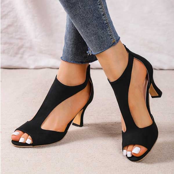 Orthopedic Heeled Sandals - Novara
