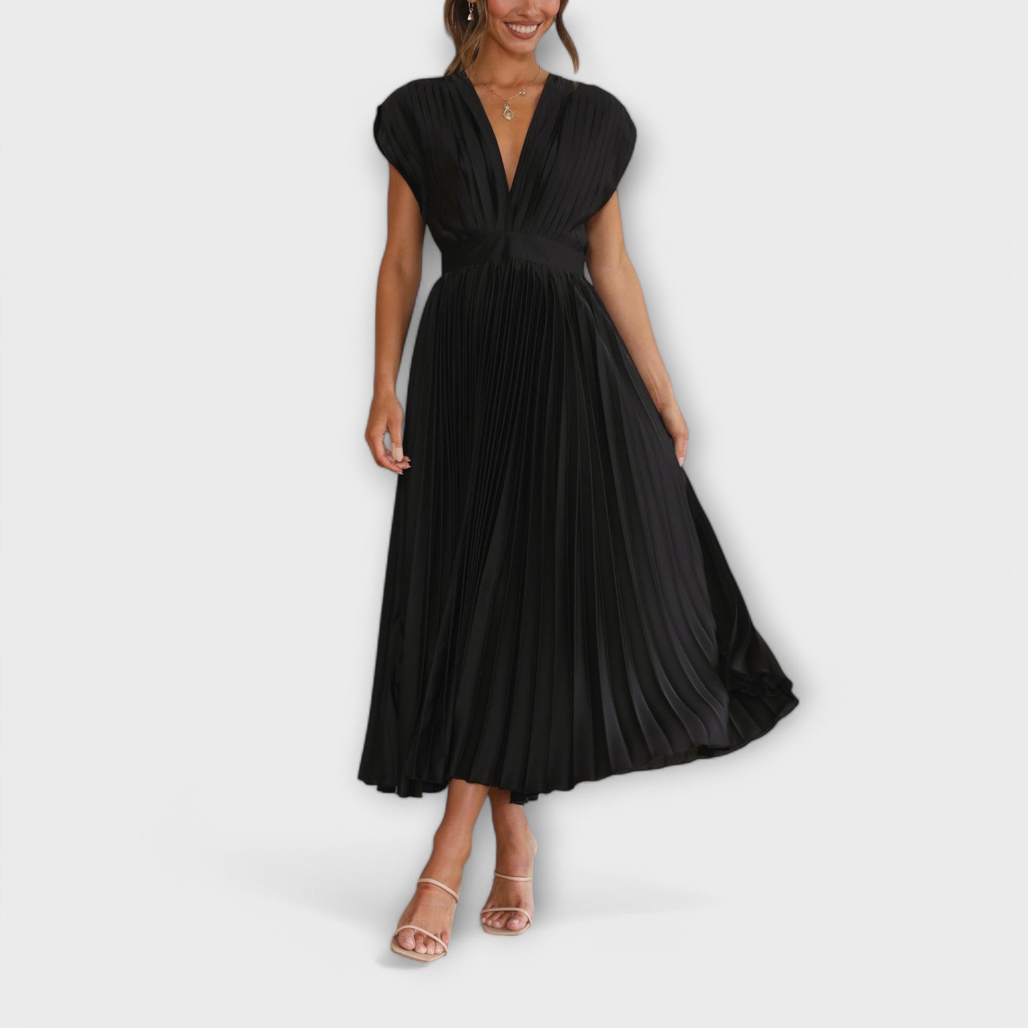 Alessia™ | Chic Pleated Dress