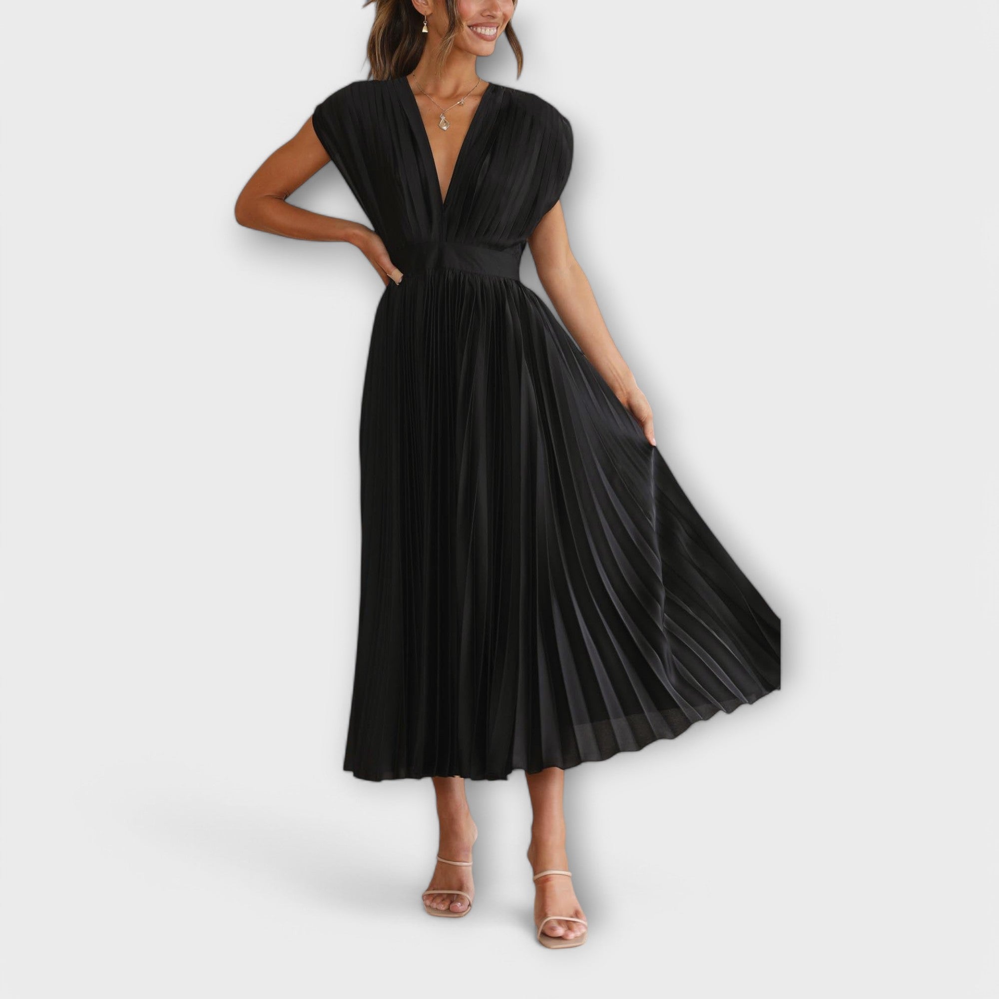 Alessia™ | Chic Pleated Dress