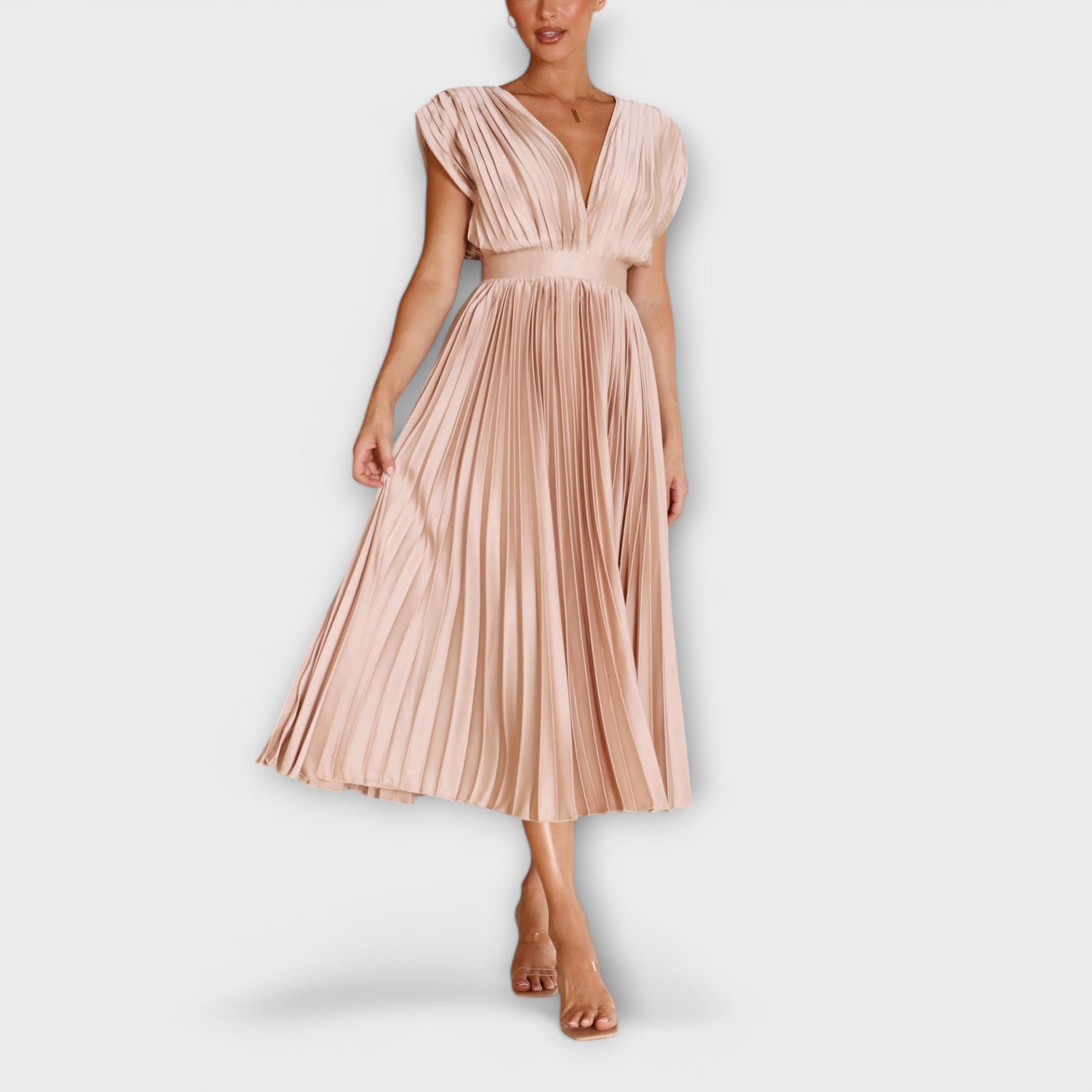 Alessia™ | Chic Pleated Dress