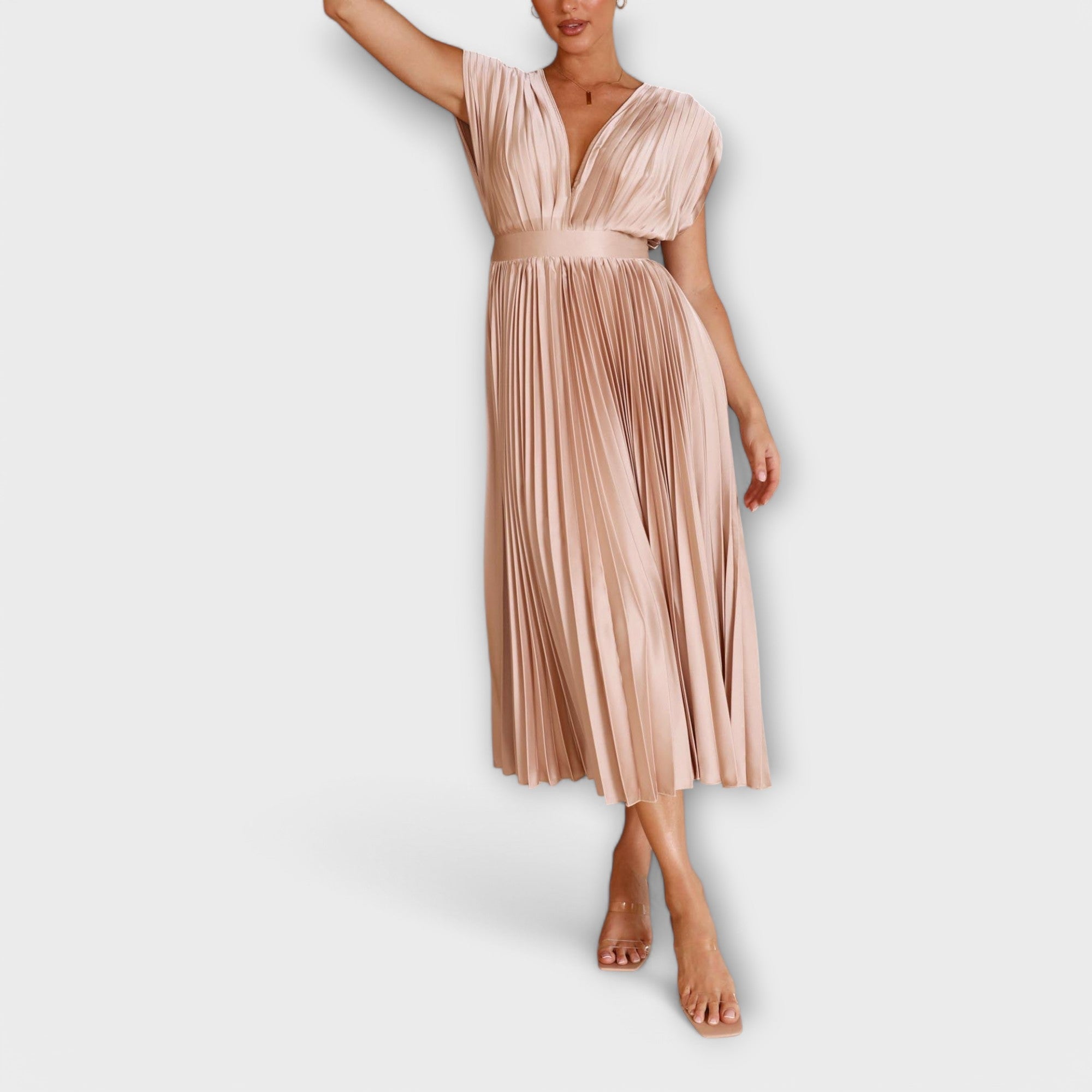 Alessia™ | Chic Pleated Dress