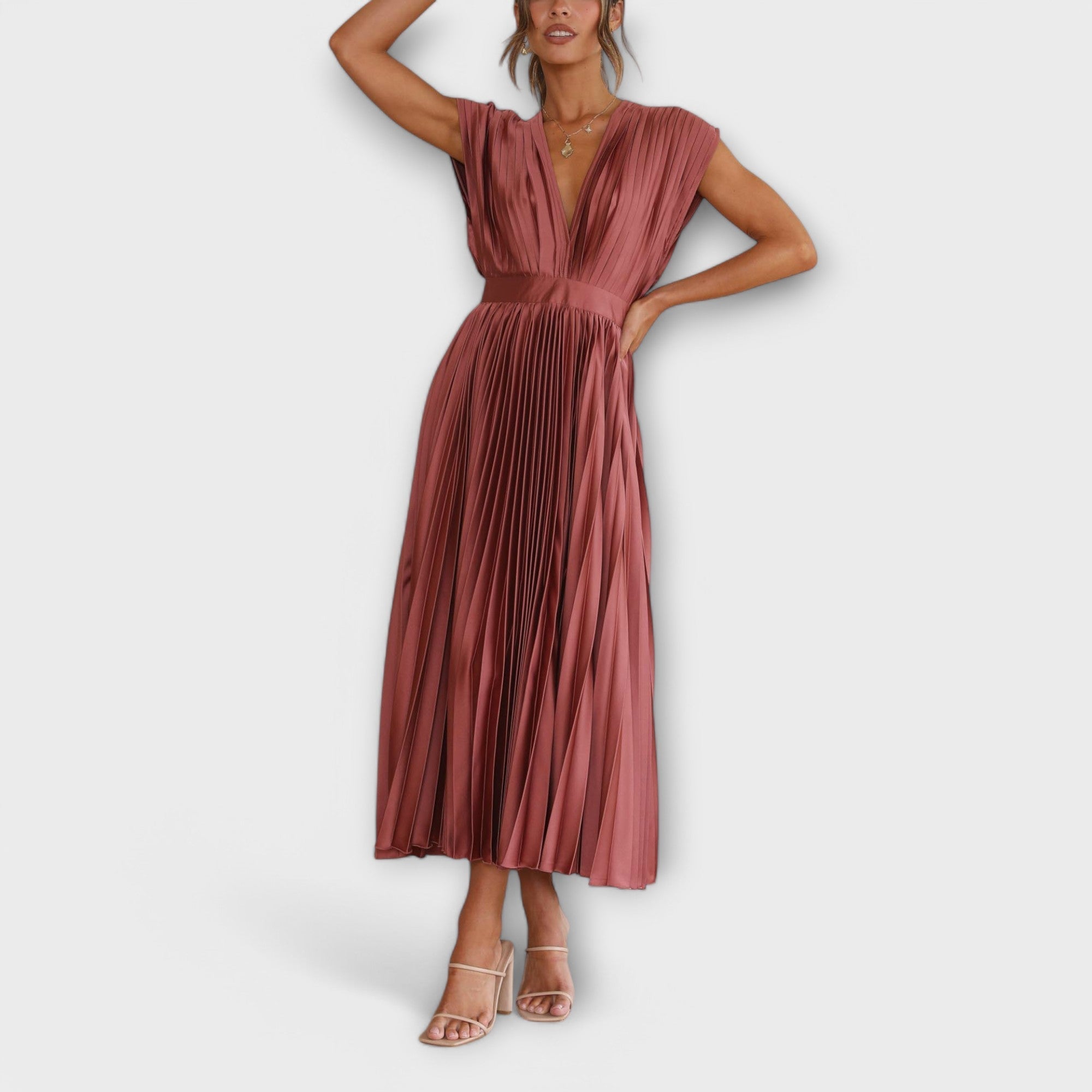 Alessia™ | Chic Pleated Dress