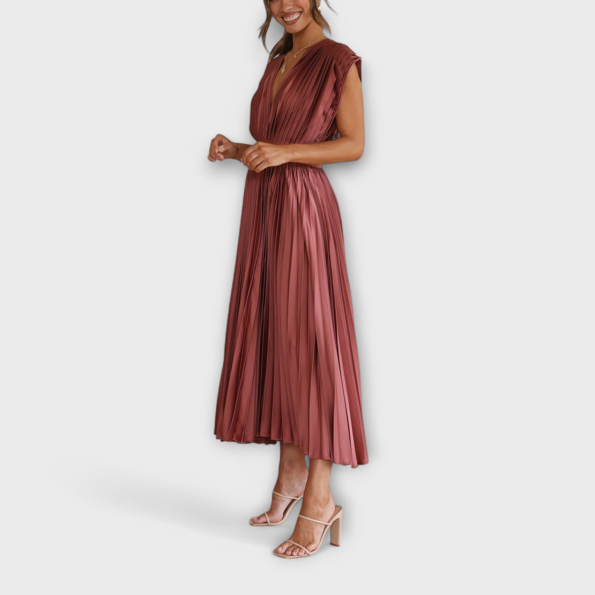 Alessia™ | Chic Pleated Dress