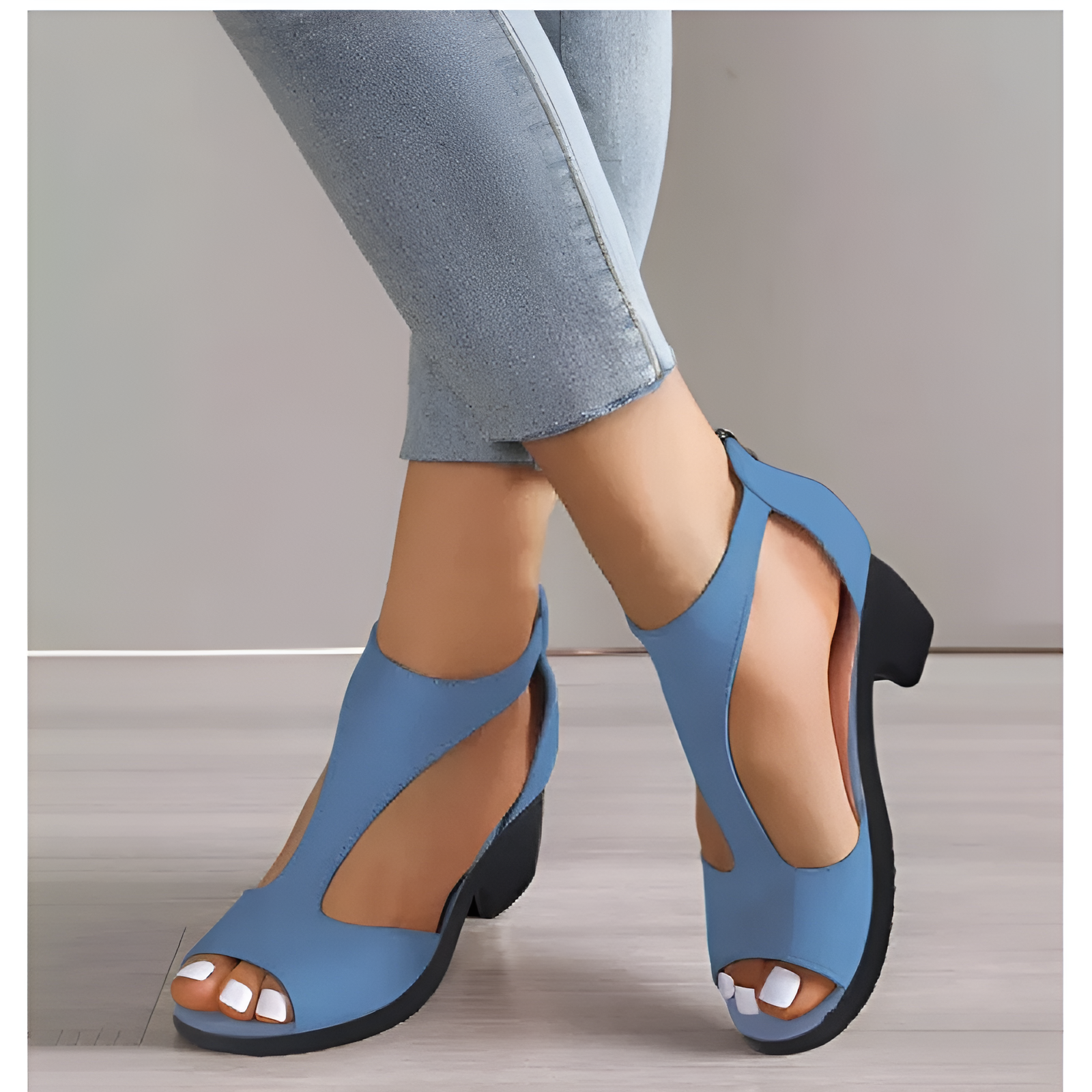 Orthopedic Heeled Sandals - Novara