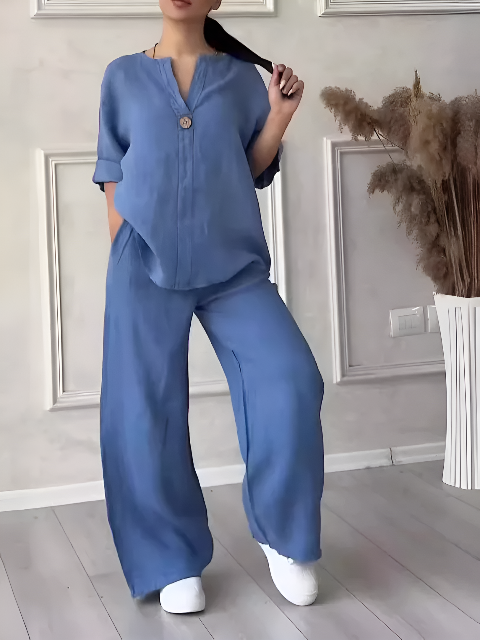 Maria | Relaxed Linen Set (1+1 Free)