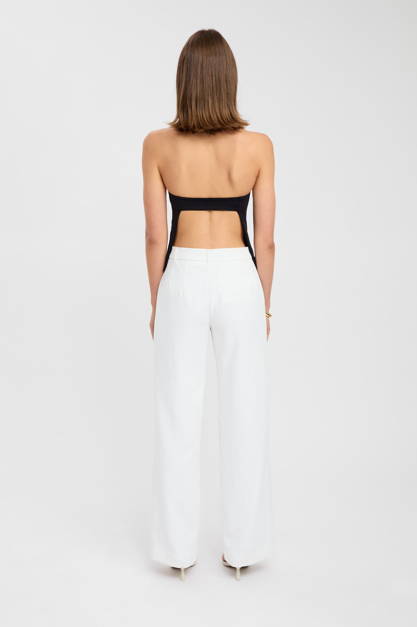 Kaye | Black Minimalist Top