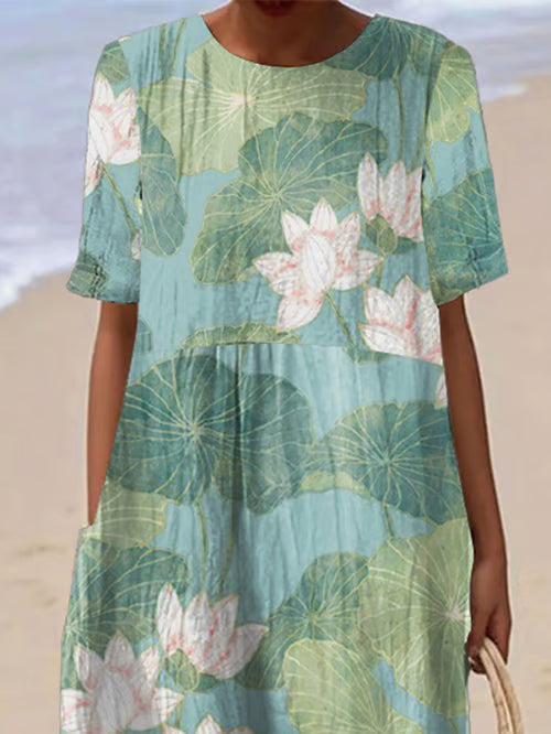 Lightweight Draped Dress