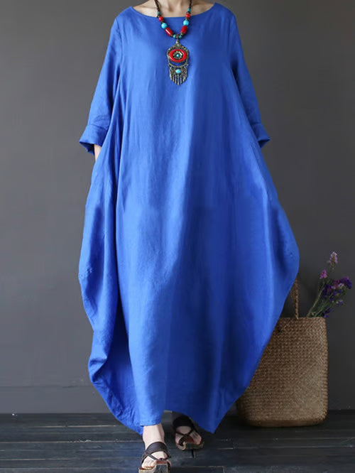 Linen Dress with Natural Elegance