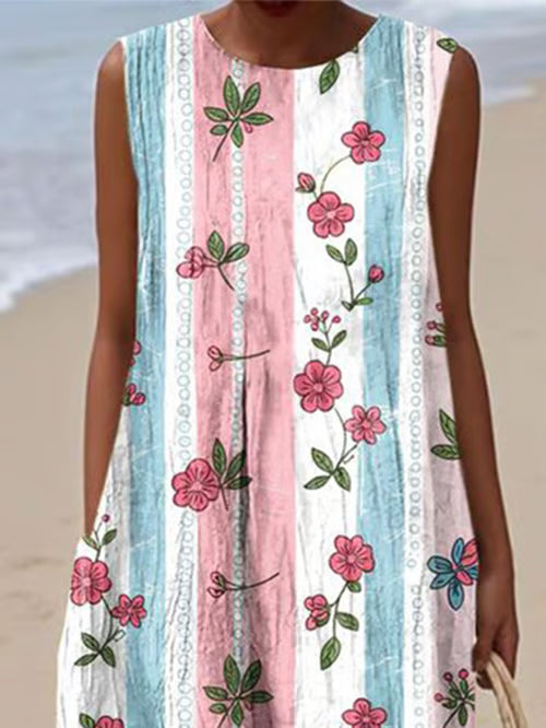 Dress with small flowers