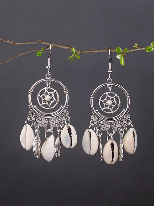 Boho Earrings with Natural Details