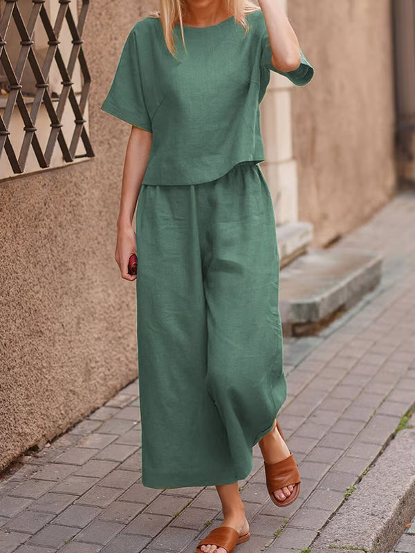Casual Solid Color Set