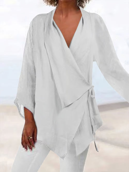 Carmen I oversized linen shirt