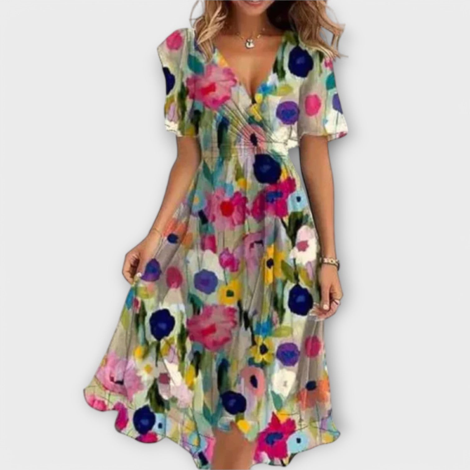 Bianca™ | V-Neck Women's Dress