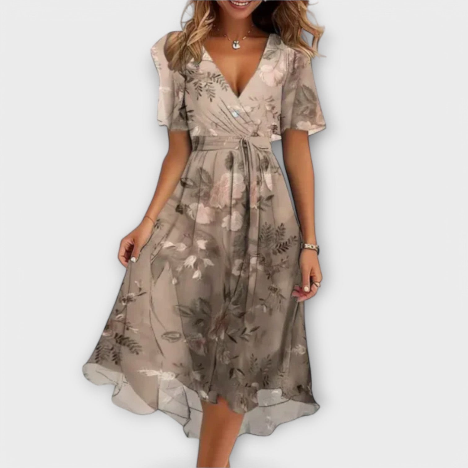 Bianca™ | V-Neck Women's Dress