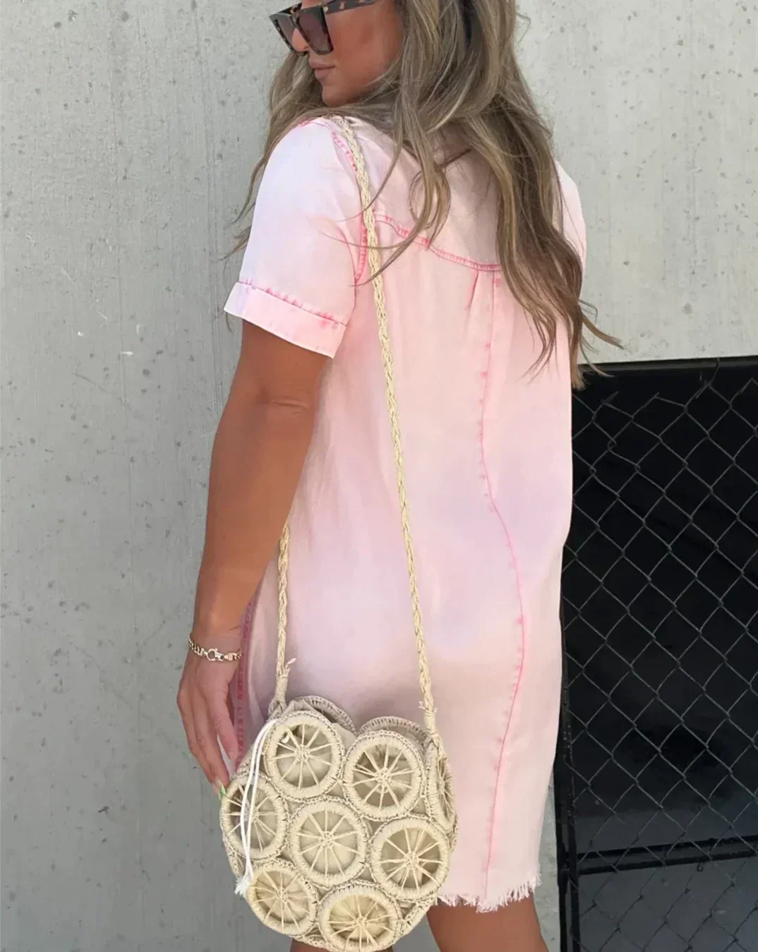 Inès – Fitted Denim Dress