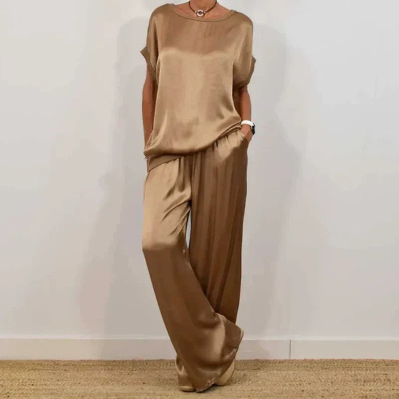 Lise | 2-Piece Satin Set