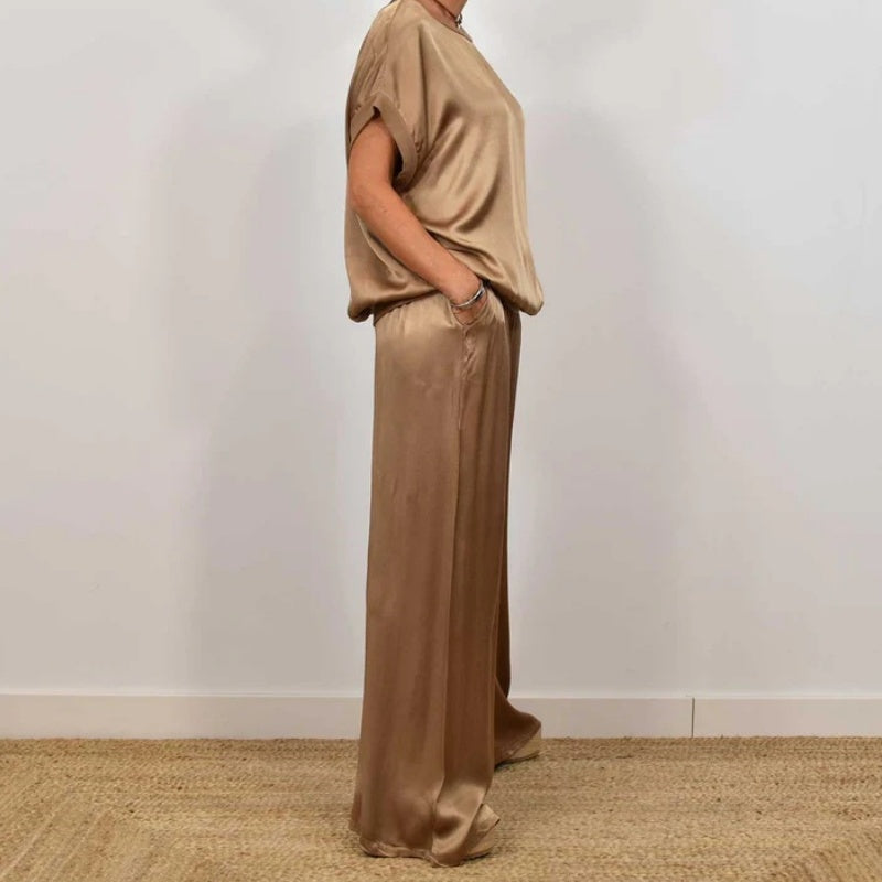 Lise | 2-Piece Satin Set