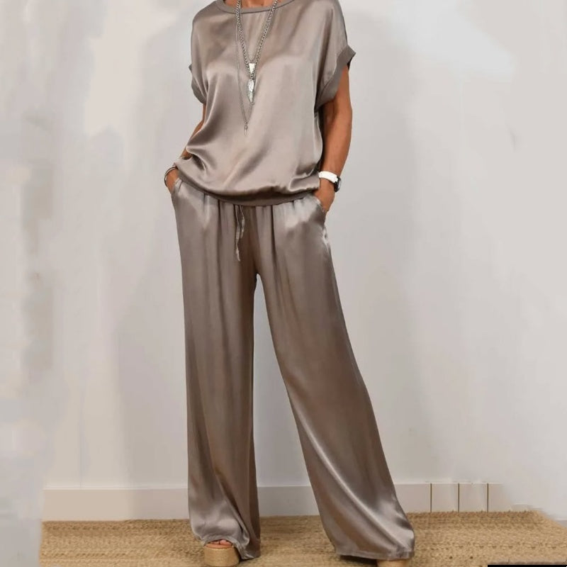 Lise | 2-Piece Satin Set