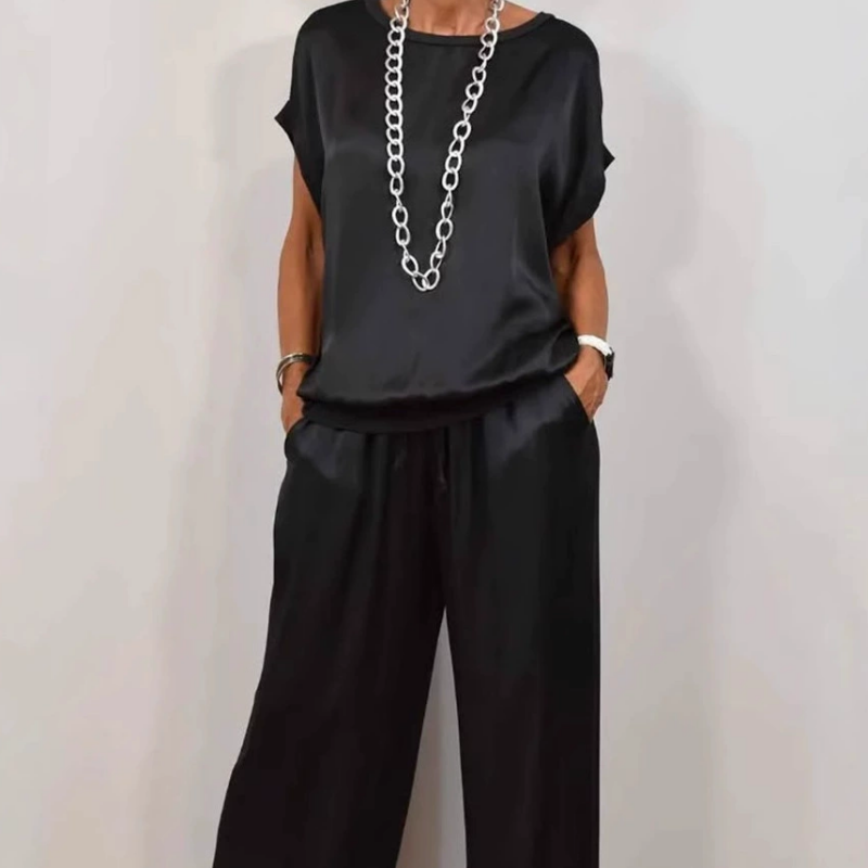 Lise | 2-Piece Satin Set