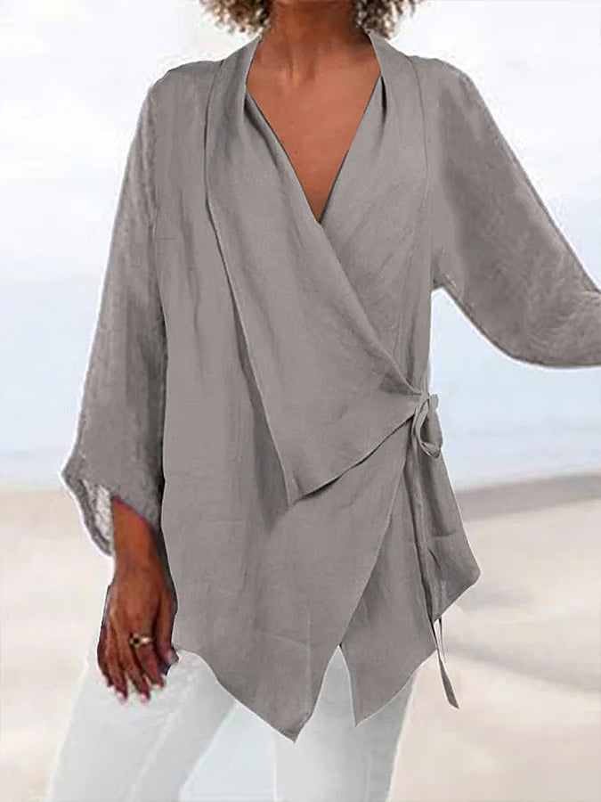 Carmen I oversized linen shirt