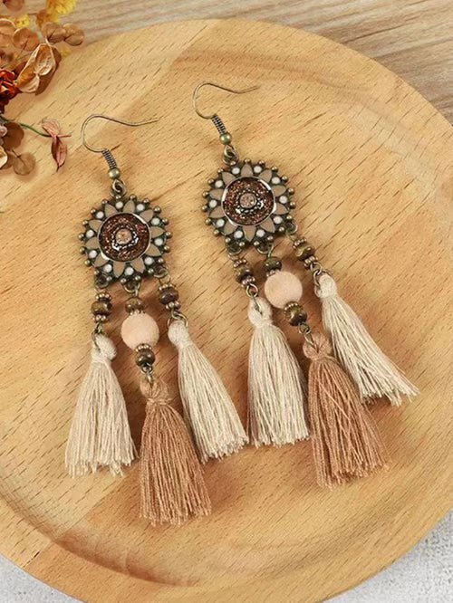 Boho Earrings with Natural Details