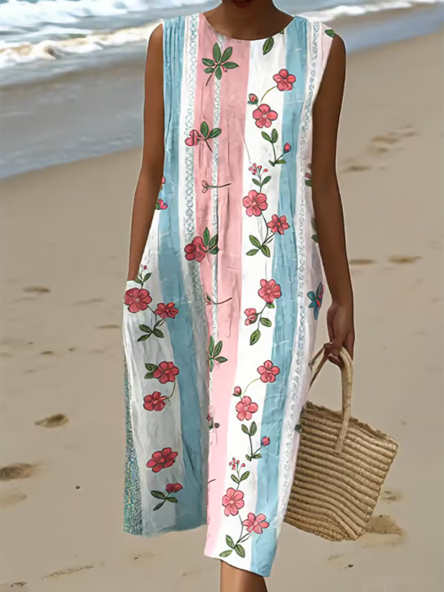 Dress with small flowers