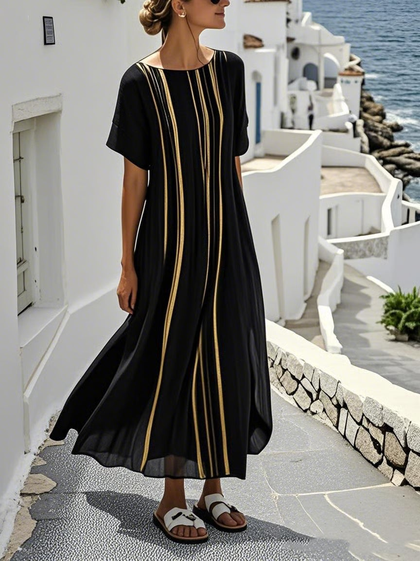 Casual linen dress for women