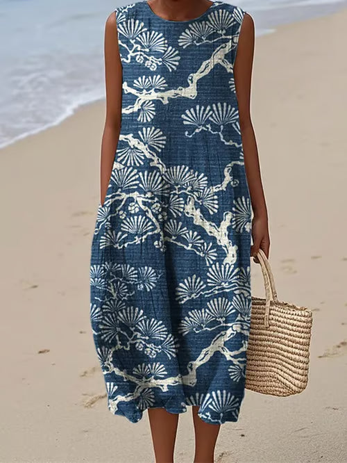 Dress with Discreet Pattern