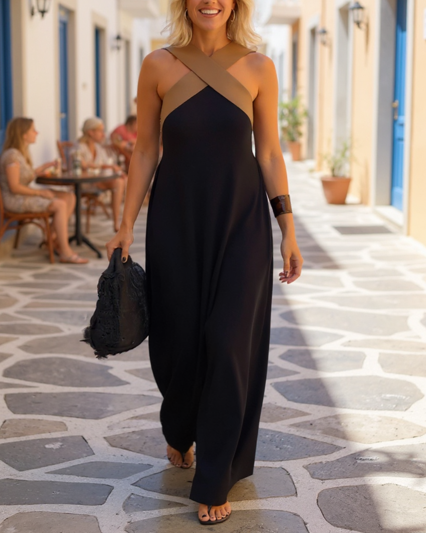 Josefina | Crossed Midi Dress
