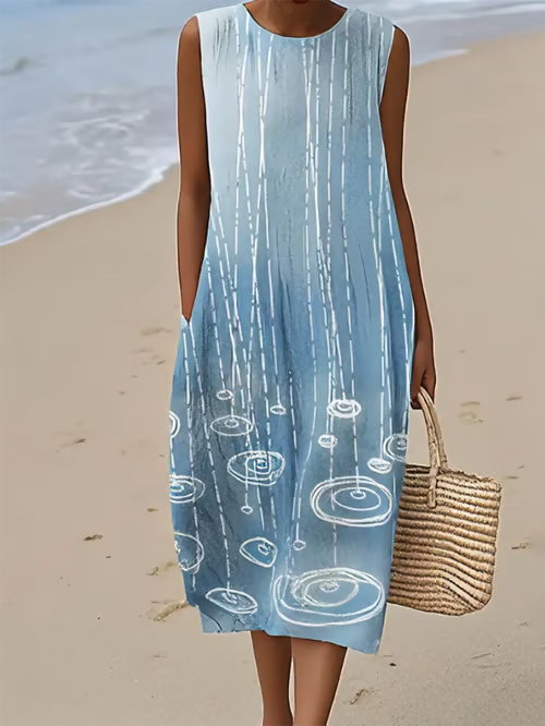 Dress with Raindrops