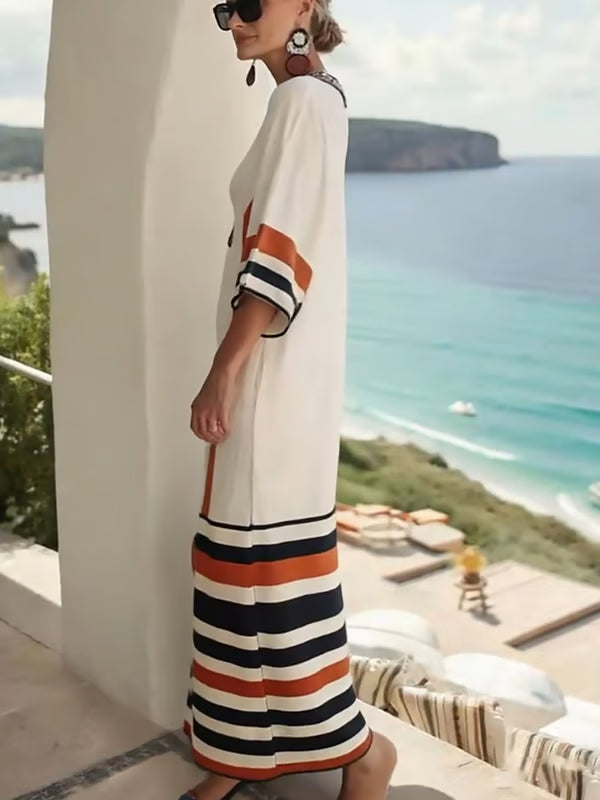 Loose Striped Dress