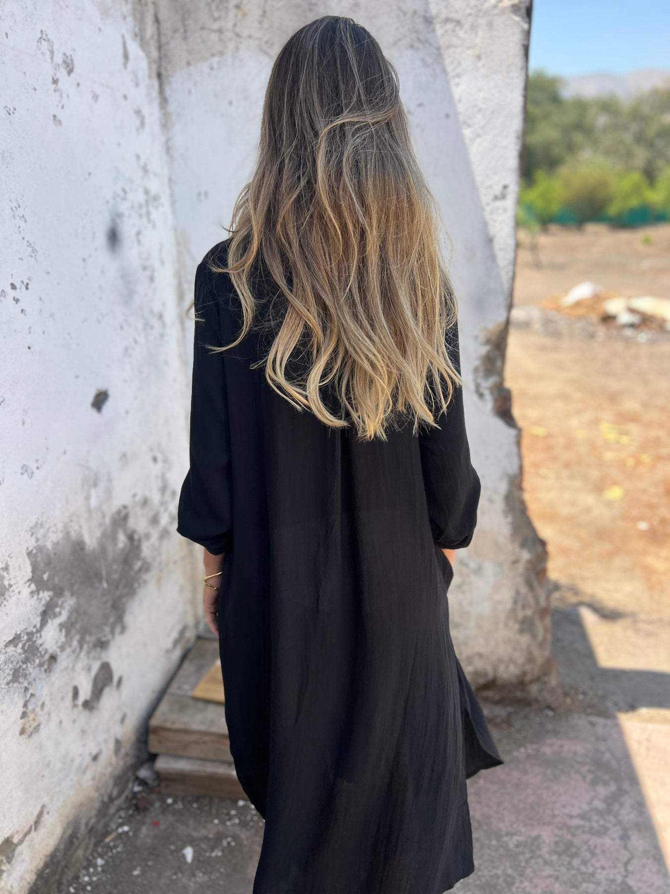 Sofia | Casual Linen Nightgown Dress