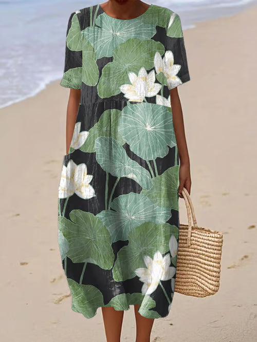 Lightweight Draped Dress