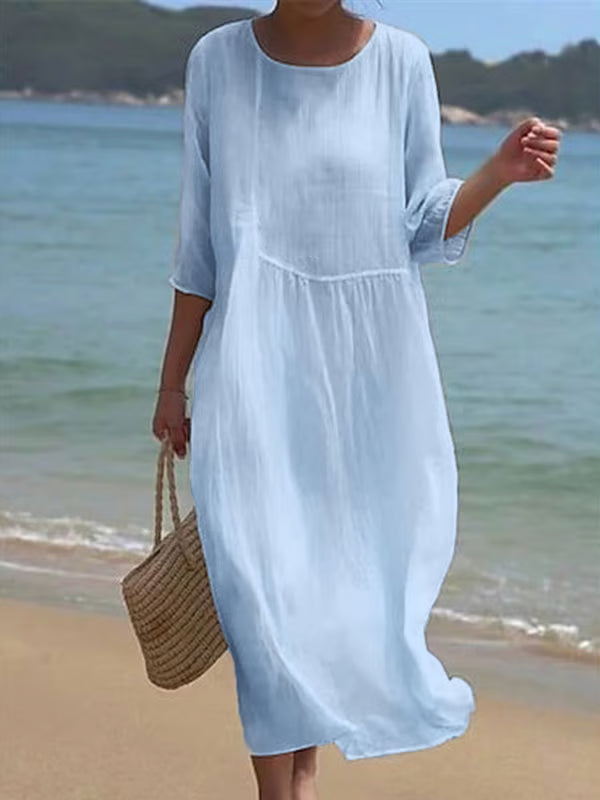 Cotton and Linen Dress