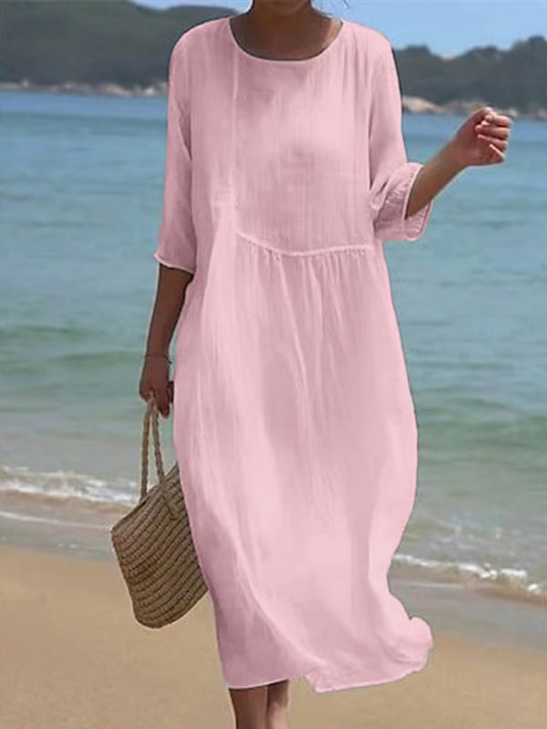 Cotton and Linen Dress
