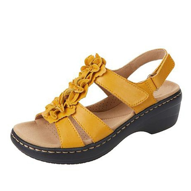 Burgundy Sandals - Orthopedic