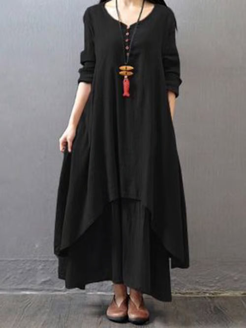 Lina | Elegant Linen Dress