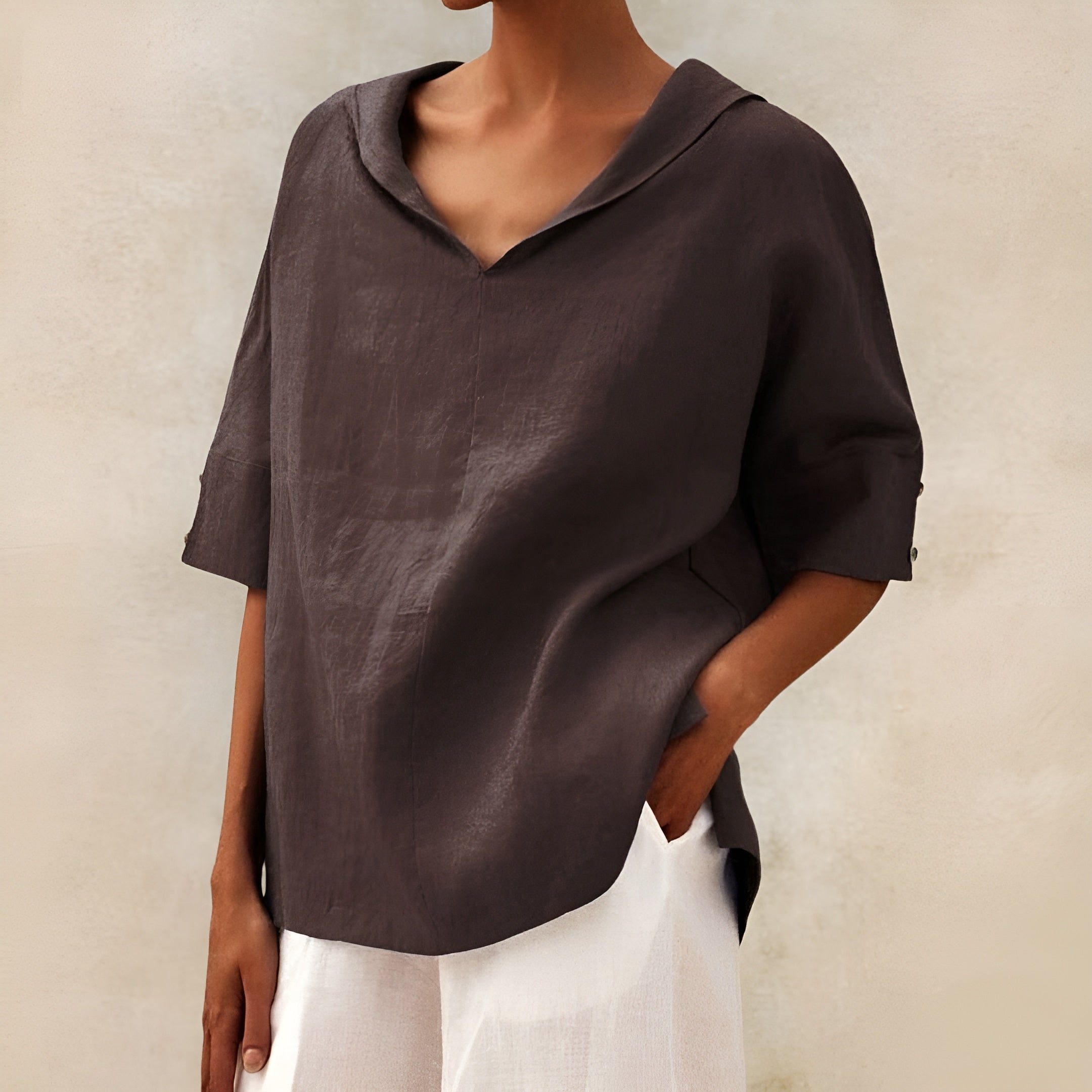 Raya | Linen Blouse