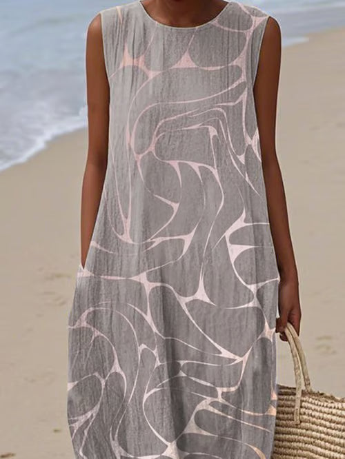 Dress with Organic Lines