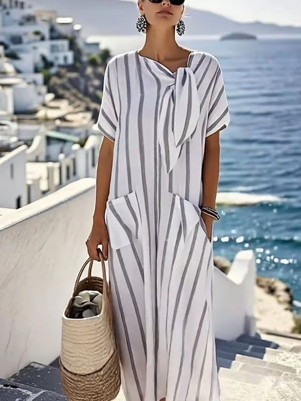 Loose striped dress