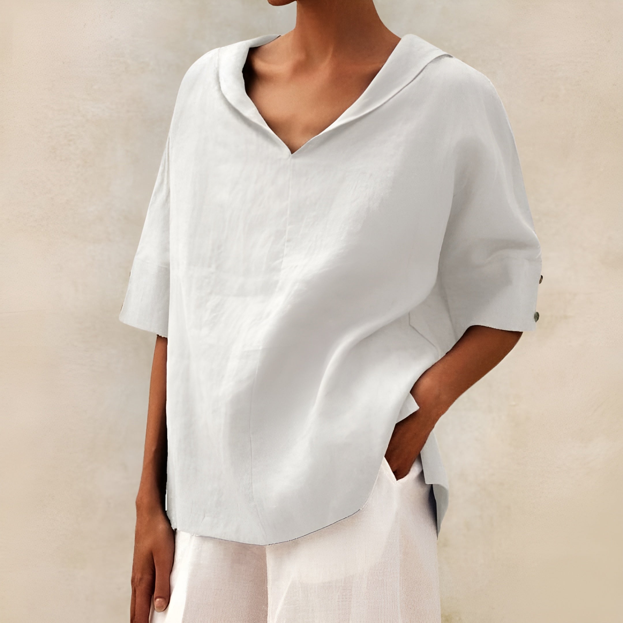 Raya | Linen Blouse