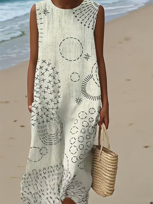 Dress with a Defined Waist