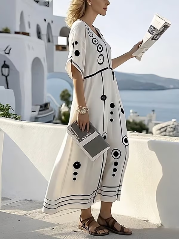 Loose Printed Dress