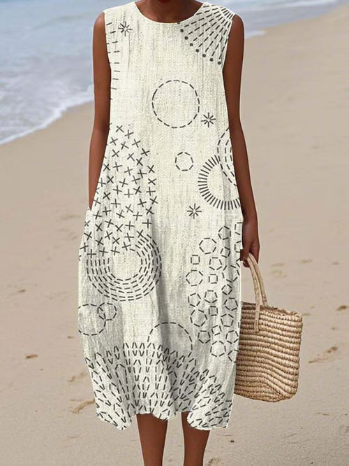 Dress with a Defined Waist