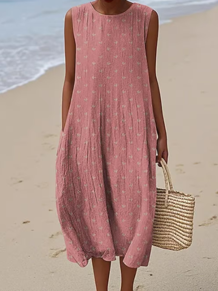 Simple dress with little flowers